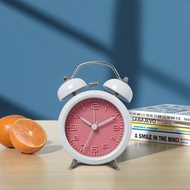 1pc Modern Minimalist Bedside Alarm Clock, Creative Bedroom 3D Digital Silent Small Desk Clock, Meta