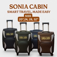 SONIA CABIN Travel Luggage Trolley Bag | 20 / 24 / 28 / 32 Inch | Lightweight Suitcase | Durable Tra