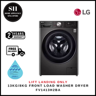 LG 13KG/8KG FRONT LOAD WASHER DRYER FV1413H2BA - 2 YEARS LOCAL WARRANTY *FREE NSTALL AND DISPOSE*