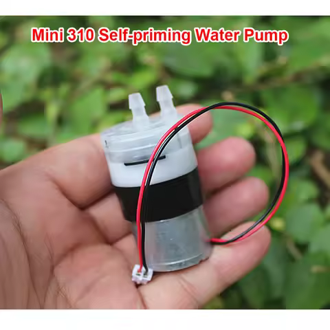 Miniature Water Pump DC 3.7V Small Self-priming Pump 3V-5V 310 Motor Self-priming Pump Water Cooling