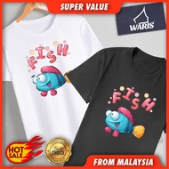 HOT Fish Cartoon Kid 01 T-Shirt Kids & Adult - 100% Cotton QAM