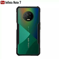 INFINIX NOTE 7 Anti-fall Airbag HardCase Shockproof Transparent Casing Phone Case