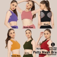 Baju senam wanita Sport Bra PETTY Mesh Celana senam COLE Legging bra senam  celana olahraga wanita g