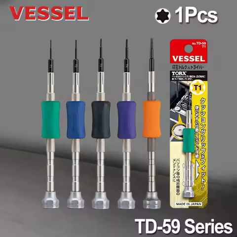 VESSEL TD-59 T1 T2 T3 T4 T5 Series Precision Miniature Screwdriver for Ultra-Small Screws For Comput