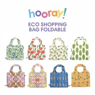 HOORAY ECO SHOPPING BAG FOLDABLE REUSABLE PATTERN MEDIUM EB309 EB310 EB311 EB312 EB314 EB315 EB316