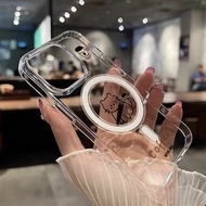 Cute Magnetic Case for Samsung A56 A16 A55 5G A06 A55 A15 A54 A53 A26 A36 A35 5G S25 Ultra Magnetic 