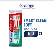 (Systema) Systema Smart Clean Soft Toothbrush contains 3 pcs