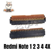Redmi Note 1 2 3 4 4X Lcd Connector Socket Connector Fpc Xiaomi Original