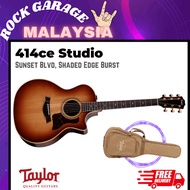 Taylor Sunset Blvd 414ce-Studio Grand Auditorium Acoustic Guitar w/Case, Shaded Edge Burst (414ce St