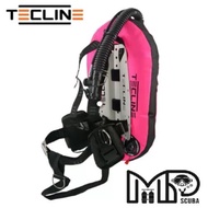 Tecline BCD Donut 10 Ultra Light Travel Set Pink - Scuba Diving