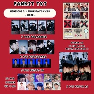 [Contains 42 + 1 PC Random] Fankit TXT - Minisode 2 Thursday's Child / TXT Savings Package / TXT MOA