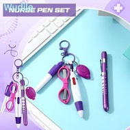 WUDILE Nurse Badge Set, Keychain Portable Nurse Pen Pack, Accessories Lanyard Retractable Nurse Badg