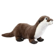 Otter Plush Toy,Super Soft And Cuddly Stuffed Animal, Cute River Otter Brown River Otter Wild Animal