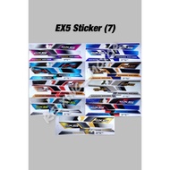 STRIPE HONDA EX5/EX5 DREAM BODY STICKER(7)CUSTOM MODEL VIETNAM