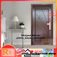 RR20 Solid Decorative Wooden Door / Malaysia Door / Pintu Kayu / Pintu Murah