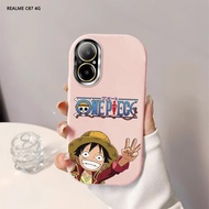 Softcase For Realme C67 C65 C55 C53 C51 C35 C21Y C25Y Cute Anime Luffy Back Cover Case Soft Original