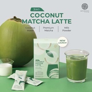 ใหม่ ! MATCHAZUKI มัทฉะลาเต้น้ำมะพร้าว 3in1 พร้อมชง | Coconut Matcha Latte