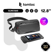 tomtoc G47 Gaming Sling Bag for Steam Deck Shoulder Bag Men Crossbody Bag for ROG Ally - Beg Silang