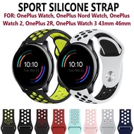 Soft Silicone Sport Strap Watch Band for Smart Watch OnePlus Watch OnePlus Nord Watch OnePlus Watch 