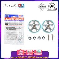 Tamiya Mini 4WD Model 19mm Aluminum Rollers with Plastic Rings 95397