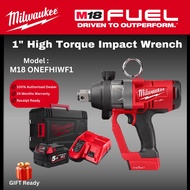 Milwaukee M18 1" High Torque Impact Wrench / ONEFHIWF1 / Cordless Impact Wrench / Fastening Tools