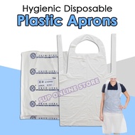 Disposable Plastic Apron (20pcs) / Apron Plastic Pakai Buang Disposable Apron