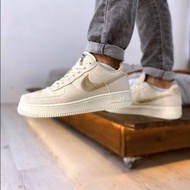 stussy X nike air force 1 low beige