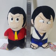 雷朋三世 Lupin 魯邦三世 五右衛門 景品 公仔 一對 Bandai 1991年日本製 絕版