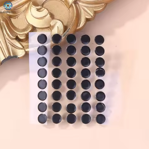 40Pcs 6.5mm Diameter 0.8mm Thickness Small Dots Universal Mouse Skates For Mouse Foot Glide Feet Sti