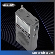 [yolanda2.sg] AM FM Portable Radio Digital Radio Built-in Speaker Great Reception Alarm Clock