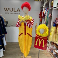 McDonald Mcdonald's Uncle/French Fries Clothing Cosplay Costume Next Day Delivery Invoices WULA Ula 