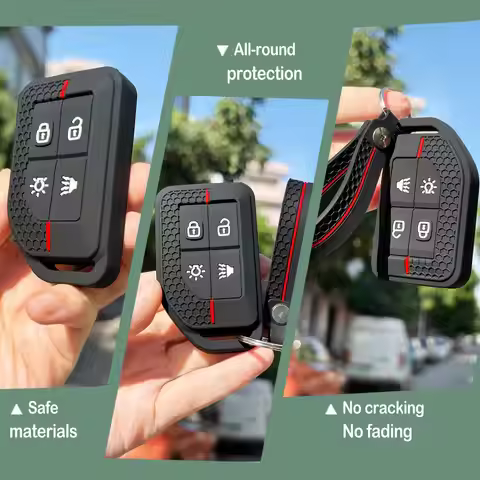 For VOLVO FH 460 540 2024 EVRO 6 FM FH16 FH 460 Silicone Car Remote Key Caps Fob Case Cover With Key