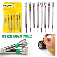 MERLYMALL 5pcs/set Clock Watch Tools Silver Color Band Link Pin Accessories Watch Repair Tool