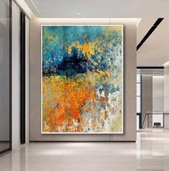 Wall art texture printing canvas painting original abstract painting gift for her home decoration ba