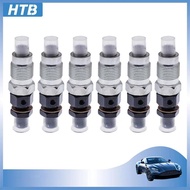 6pcs 23600-69055 Fuel Injector Nozzle For Toyota Land Cruiser 80 4164cc 4.2L Town Ace 1HZ 2C 2CT HZJ