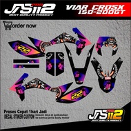 DECAL STICKER CROSS X 150 200GT - DECAL VIAS CROS X FULL BODY