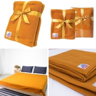 Buddha Blanket With Bow Tie Nano Fleece Royal Color 60-Inch X 80-Inch (5 Feet)