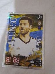 Alonso Cult Hero Topps Match Attax Soccer 2024. Football Card. Collectible cards. New Match Attax 2024