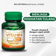 nutrimax - Vitamin D3 1000 IU Kesehatan Tulang Gigi Imunitas Osteoporosis Autoimun