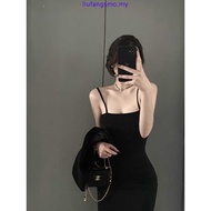 Lovito Casual Dress Plain Fishtail Adjustable Buckle Slim Fit Dress for Women L36AD011 (Multi-color)