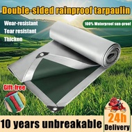 2025 German Military Tarpaulin waterproof makapal BUY 1 FREE 1 Rope Trapal Lona Tolda Tarpaulin 16 F