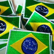 Brazil flag Emblem