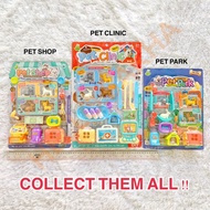 Interesting Toys PET PARK SHOP CLINIC Dog Cat Rabbit/PET SHOP PET SHOP/Animal SALON