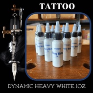 Tattoo Ink Permanent Dynamic Heavy White 1oz REBOTTLE Original USA