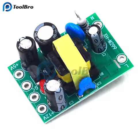 XH-M299 AC-DC Isolated Switching Power Supply Module Board Dual Output AC 110V-220V to DC 5V 12V 0.5