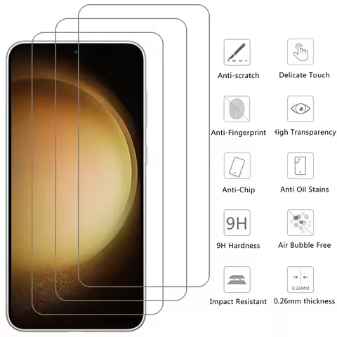 protective tempered glass for samsung galaxy s21 s22 s23 plus 5g screen protector on s 21 22 23 21s 