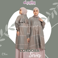 ELZATTA TUNIK SARIMBIT CORDOBA BAJU ATASAN WANITA TUNIK WANITA KEMEJA BUSUI MOTIF TERBARU GAMIS ANAK