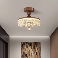 Aisle Light Walnut Color Water Drop Entrance Light Corridor Cloakroom French Ceiling Light Aisle Cei