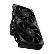 JF13K ฐานทองแดงระบายความร้อนด้วย CPU จากบนลงล่างขนาด2X120มม. โครงสร้างท่อความร้อน7 AM2 LGA1200/AM4/A