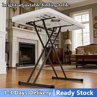 Folding Table Portable Adjustable Height Dinning Table Mini Study Table Office Desk